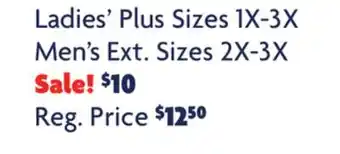 Family Dollar Ladies' or men's fleece hoodies offer