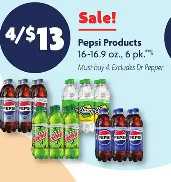 Family Dollar Pepsi products offer