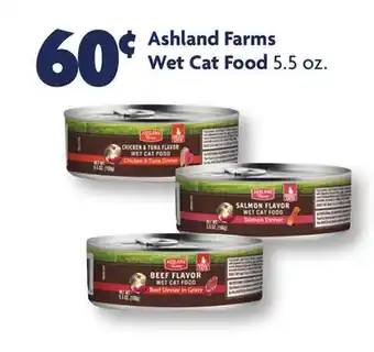 Family Dollar Ashland farms wet cat food offer