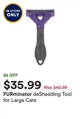 Petco Deshedding tool for large cats offer