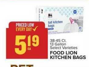 Food Lion Food Lion Kitchen Bags offer