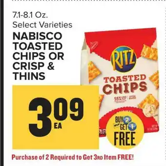 Food Lion Nabisco Toasted Chips Or Crisp & Thins offer