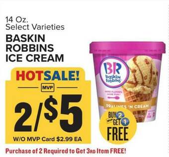 Food Lion Baskin Robbins Ice Cream offer