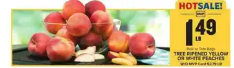 Food Lion Tree Ripened Yellow Or White Peaches offer