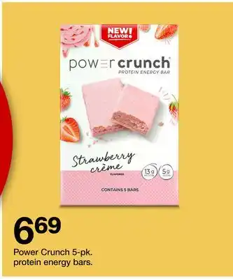 Target Power crunch 5-pk. protein energy bars offer