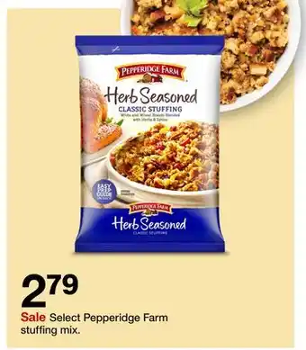 Target Select pepperidge farm stuffing mix offer