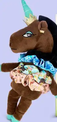 Target Afro unicorn plush 6-ct. hair elastics offer
