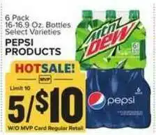 Food Lion Pepsis Products offer