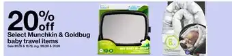 Target Select munchkin & goldbug baby travel items offer