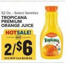 Food Lion Tropicana Premium Orange Juice offer