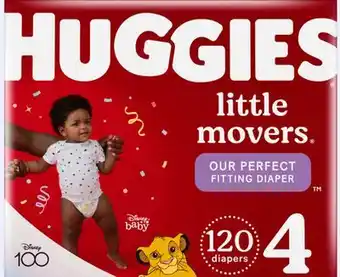 Target Huggies little movers 120-ct. diapers offer