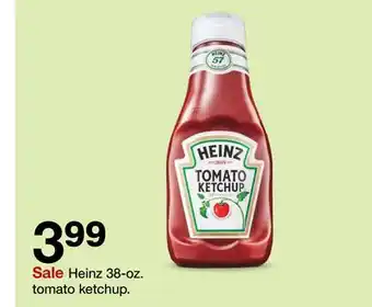 Target Heinz 38-oz. tomato ketchup offer