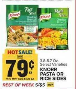 Food Lion Knorr Pasta Or Rice Sides offer