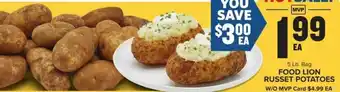 Food Lion FOOD LION RUSSET POTATOES offer