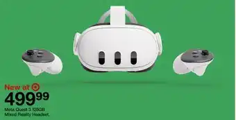 Target Meta quest 3 128gb mixed reality headset offer