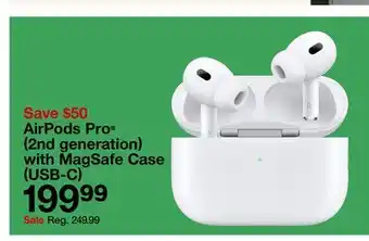 Target Airpods pro (2nd generation) with magsafe case (usb-c) offer