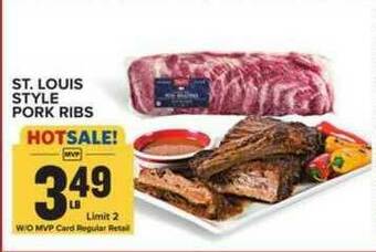 Food Lion St. Louis Style Pork Ribs offer