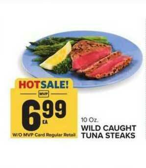 Food Lion Wild Caught Tuna Steaks offer