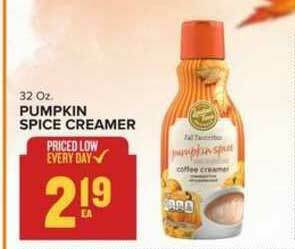 Food Lion Pumpkin Spice Creamer offer