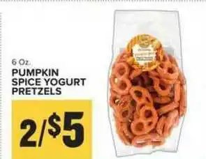 Food Lion Pumpkin Spice Yogurt Pretzels offer