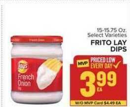 Food Lion Frito Lay Dips offer