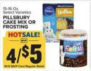 Food Lion Pillsbury Cake Mix Or Frosting offer