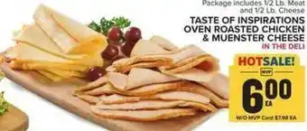 Food Lion Taste Of Inspirations Oven Roasted Chicken & Muenster Cheese offer