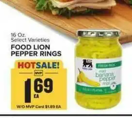 Food Lion Food Lion Pepper Rings offer