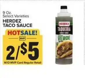 Food Lion Herdez Taco Sauce offer