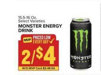Food Lion Monster Energy Drink offer