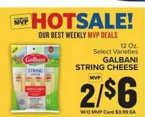 Food Lion Galbani String Cheese offer