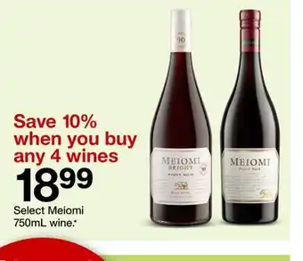 Target Select meiomi 750ml wine offer