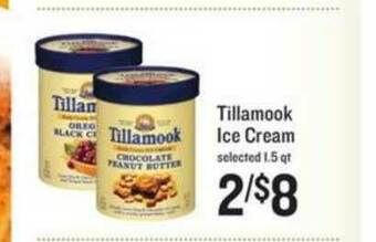 Lowes Foods Tillamook Ice Cream offer