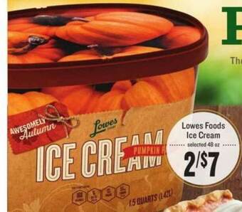 Lowes Foods Lowes Foods Ice Cream offer