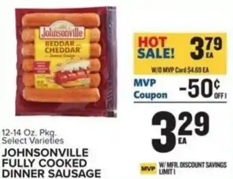 Food Lion JOHNSONVILLE FULLY COOKED DINNER SAUSAGE offer