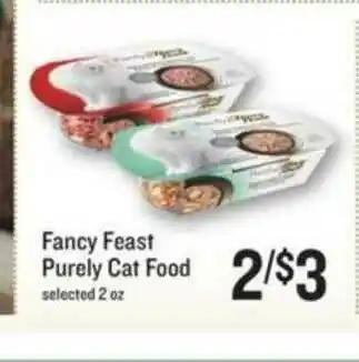 Lowes Foods Fancy Feast Purely Cat Food offer