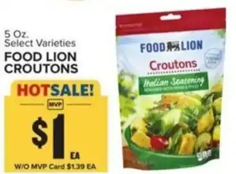 Food Lion FOOD LION CROUTONS offer