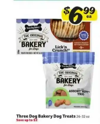 Winn Dixie Three Dog Bakery Dog Treats offer
