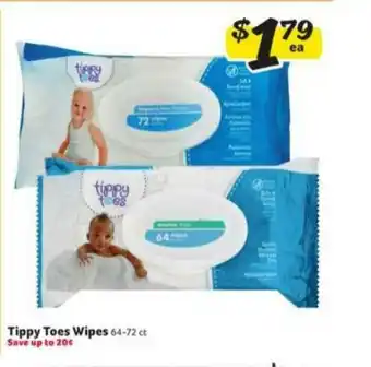 Winn Dixie Tippy Toes Wipes offer