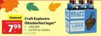 Lidl Craft Explorers Oktoberfest Lager offer