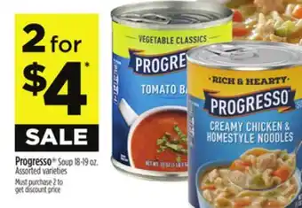 Dollar General Progresso soup offer