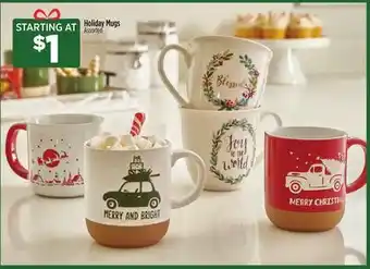 Dollar General Holiday mugs offer