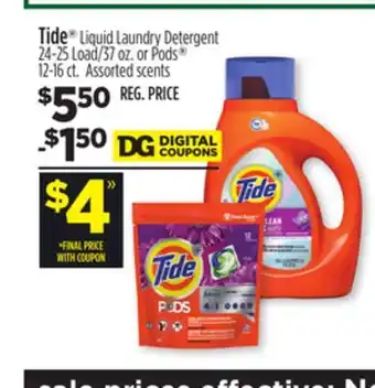 Dollar General Tide offer
