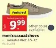 Lidl Men's Casual Shoes offer
