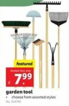Lidl Garden Tool offer
