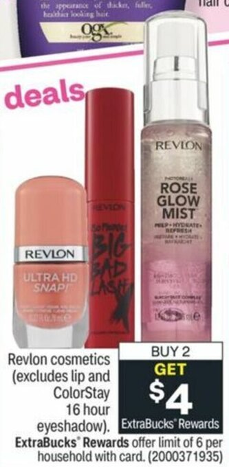 CVS Revlon Cosmetics offer