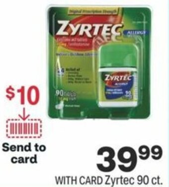 CVS Zyrtec 90 Ct. offer