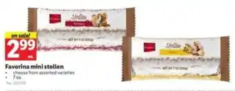 Lidl Favorina mini stollen offer