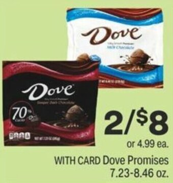 CVS Dove Promises 7.23-8.46 oz offer