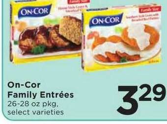 SHOPPERS On-Cor Family Entrées offer